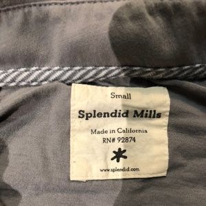 Splendid Mills Grey Polo sz small
